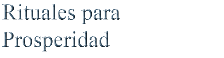 Rituales para Prosperidad